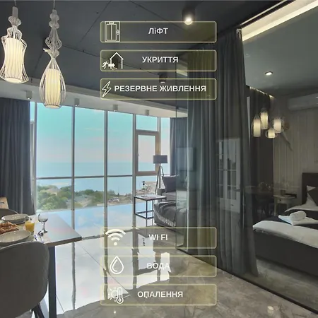 Апартаменты Gagarin Plaza Luxury Sea View Одесса